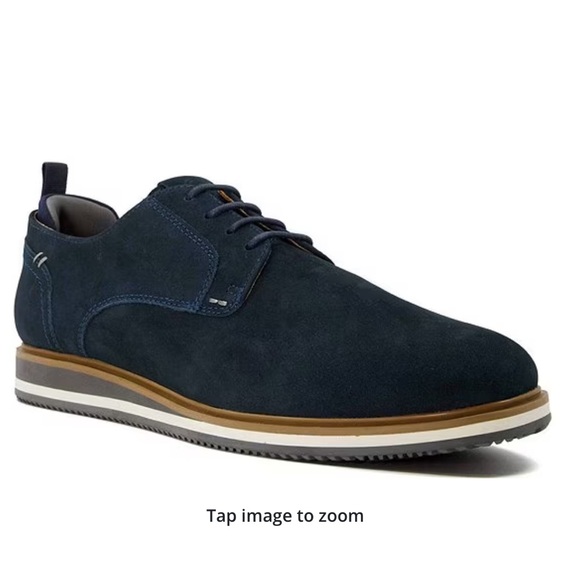 Men's Bucatini Derby Nubuck Oxfords - Picture 2 of 6
